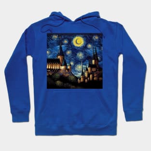 Starry Night Wizarding School Van Gogh Hoodie